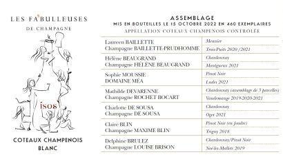 Coteaux Champenois Blanc - ISOS - 2021 Les Fa'Bulleuses de Champagne